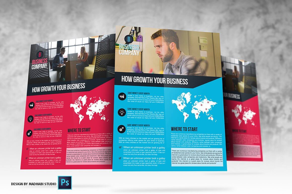 Corporate Flyer Vol 03 Free Download - PSDLY Corporate-Flyer-Vol-03-Free Download-PSDLY