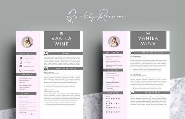 Creative Resume Template 4 Pages ByQuality Resume Free Download Creative-Resume-Template-4-Pages-ByQuality-Resume-Free-Download