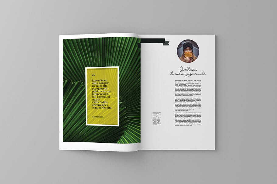 Garden And Leaves Magazine Template Free Download - PSDLY Garden-And-Leaves-Magazine-Template-Free-Download-PSDLY