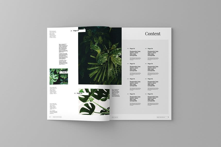 Garden And Leaves Magazine Template Free Download - PSDLY Garden-And-Leaves-Magazine-Template-Free-Download-PSDLY