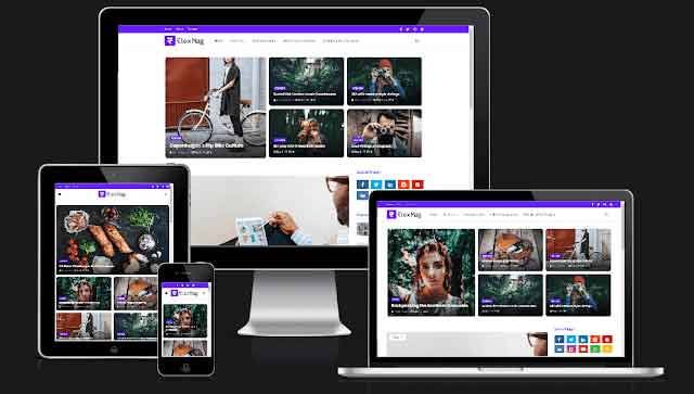 Top 5 Responsive Blogger Templates 2020 Free Download 4 Flex Blogger template 1