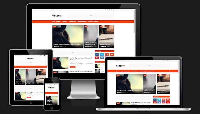 Top 5 Responsive Blogger Templates 2020 Free Download 10 Vector Blogging Blogger Template 1