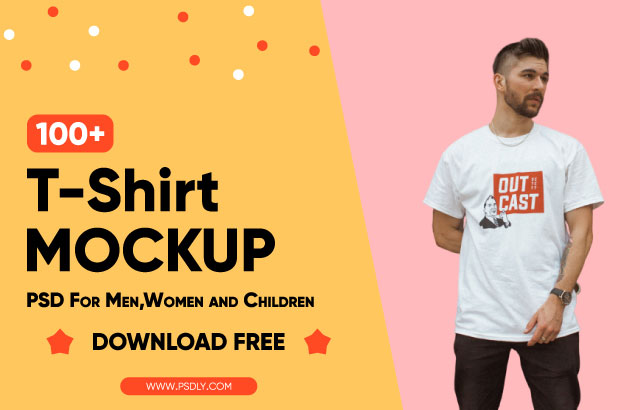 Awesome Free PSD T Shirt Mockups For T Shirt Designer