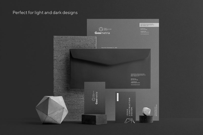 Geometria Branding Mockup 5 Geometria Branding Mockup 4