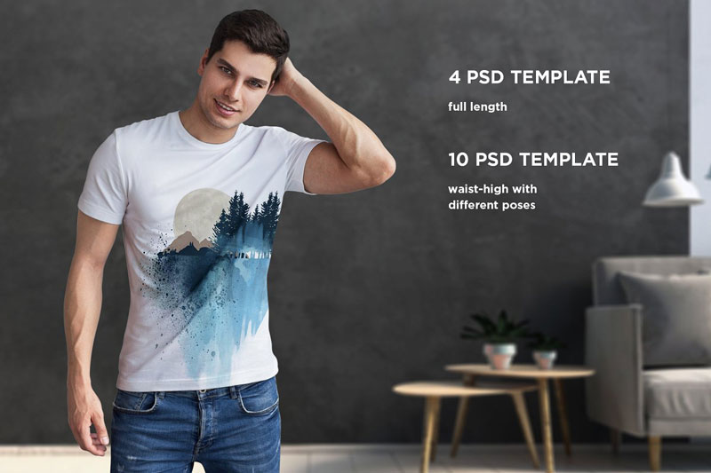 Isolated T-Shirt Mock-Up 3 Isolated T Shirt Mock Up 3