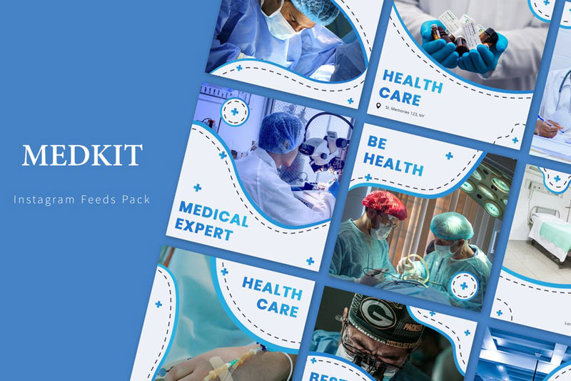 Medkit Instagram Feeds Pack