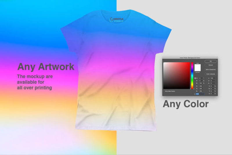 Women American Apparel Mockup 4 Women American Apparel Mockup 3