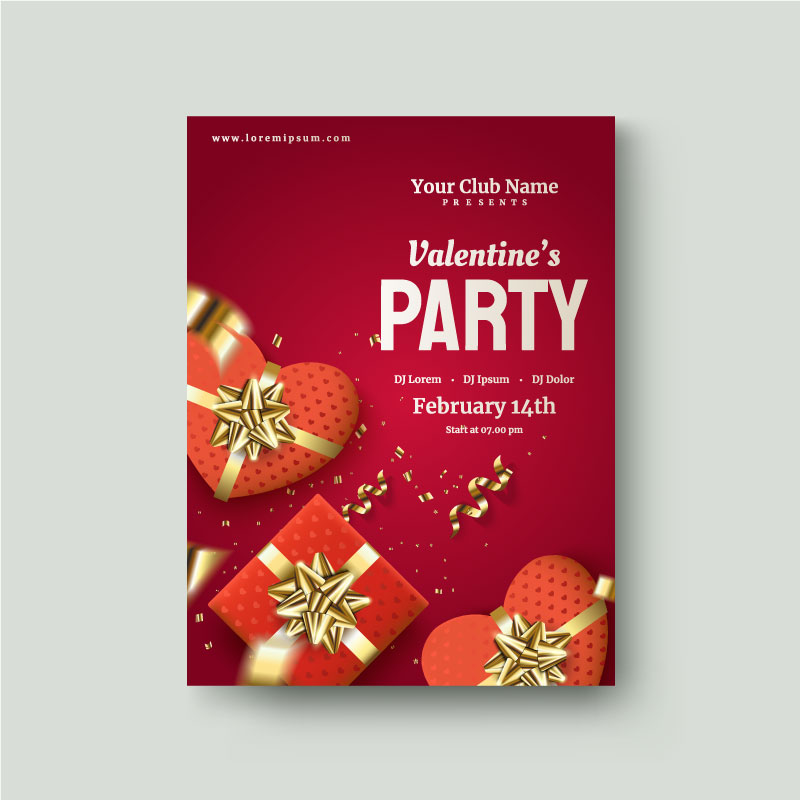 Valentine's Day poster Bundle 7 valentines day flyer 7
