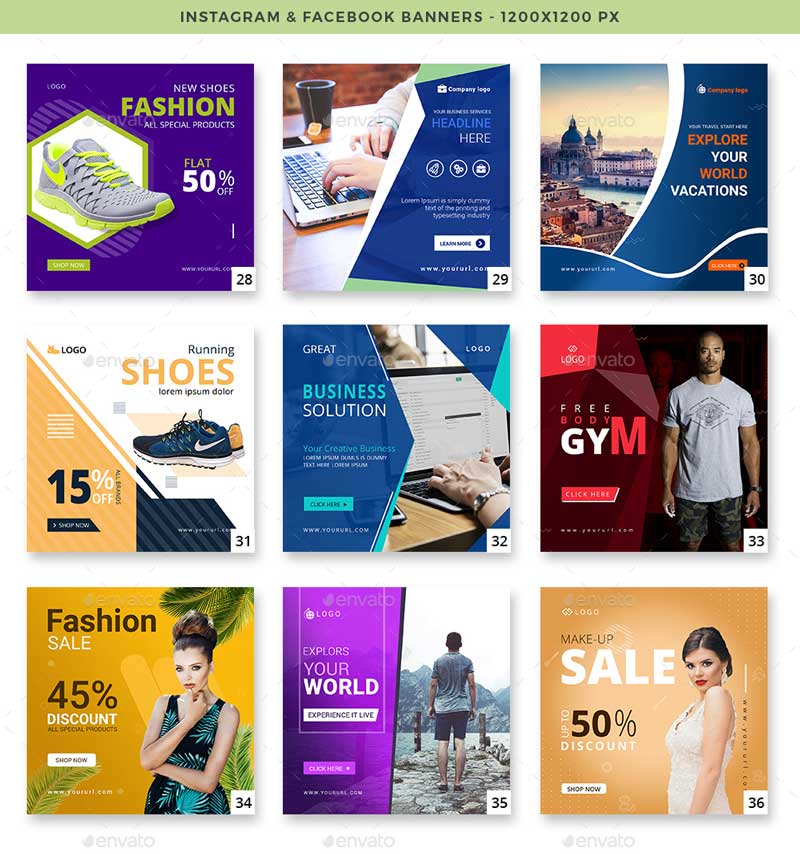 GR 50 Instagram and Facebook Banners 5 50 Instagram and Facebook Banners 3