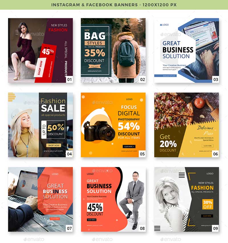 GR 50 Instagram and Facebook Banners 2 50 Instagram and Facebook Banners