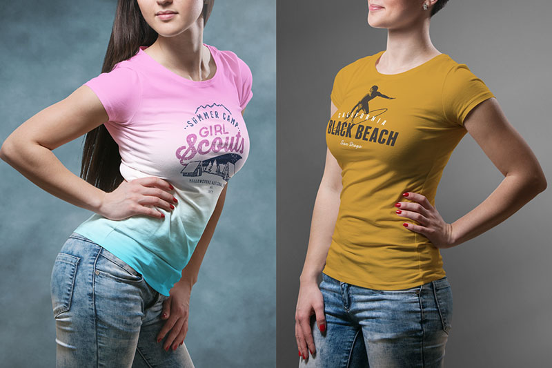 Best Female PSD T-shirt Mockup For Portfolio Presentation 2020 5 Best Female PSD T shirt Mockup For Portfolio Presentaion 3