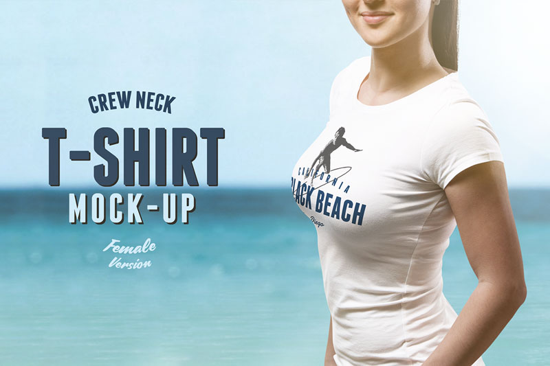 Best Female PSD T-shirt Mockup For Portfolio Presentation 2020 2 Best Female PSD T shirt Mockup For Portfolio Presentaion