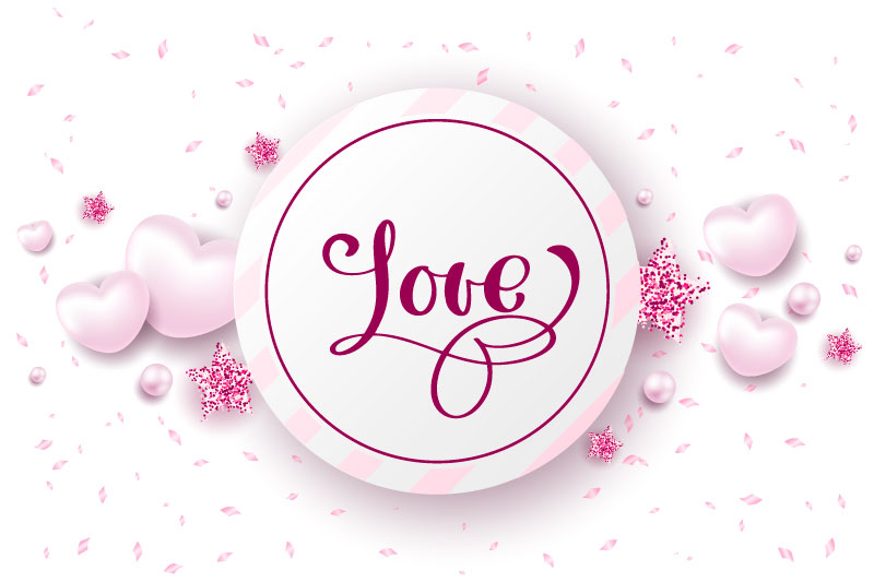 Happy valentine day festive sparkle layout template design 2 Happy valentine day festive sparkle layout template design 1