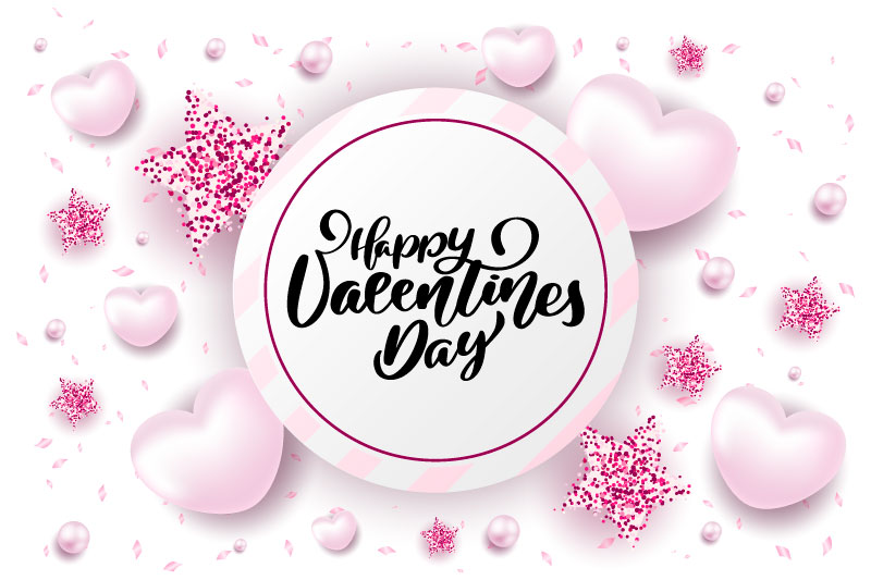 Happy valentine day festive sparkle layout template design 5 Happy valentine day festive sparkle layout template design 4