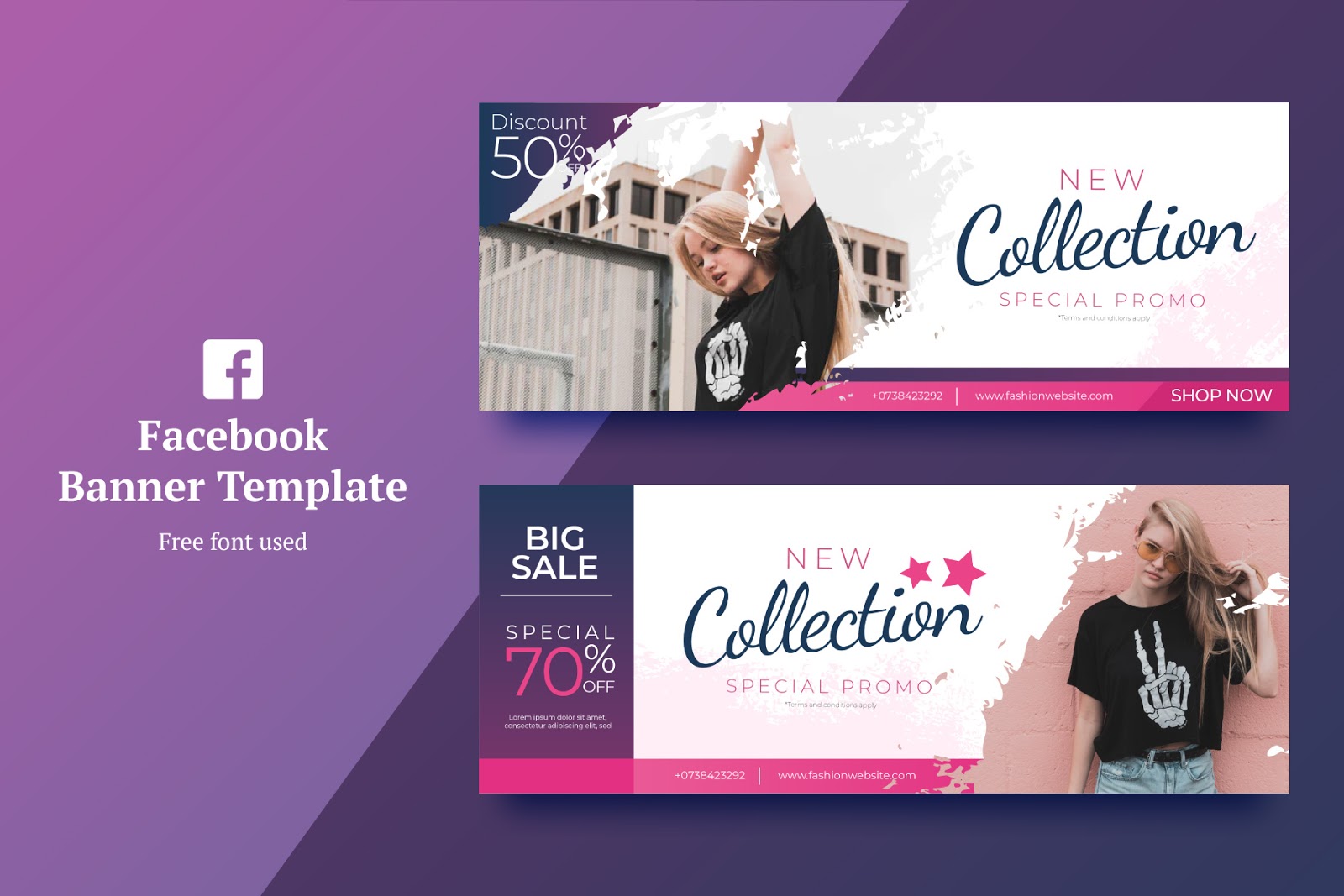 Fashion Facebook Banner 2 Preview Element2B1
