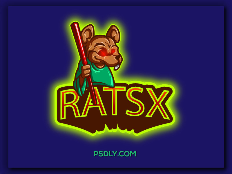 Rats Mascot and Esport Logo