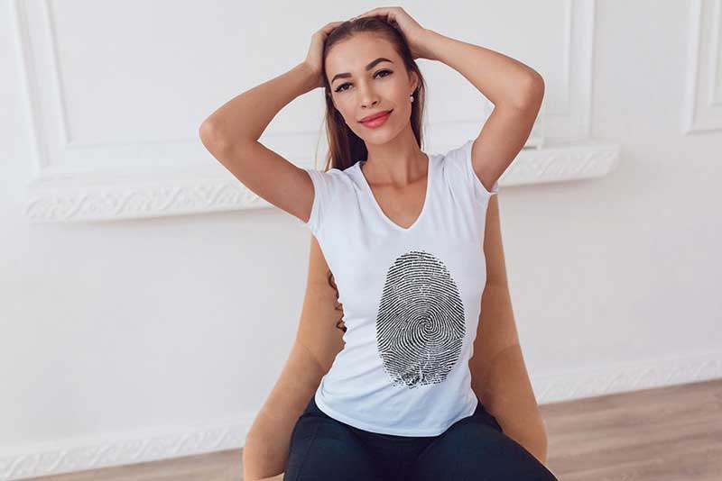 Hot look T-Shirt Mockup 3 T Shirt Mock Up with Hot Model 2