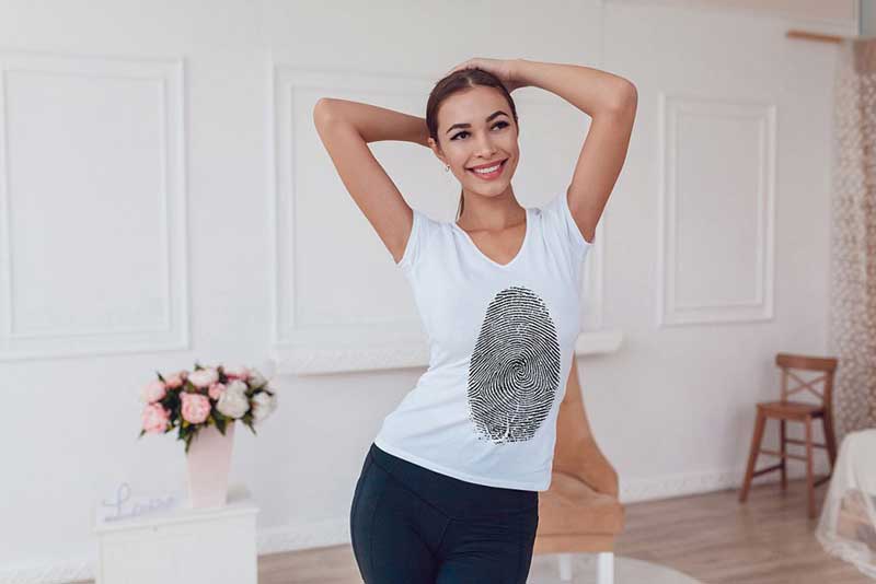 Hot look T-Shirt Mockup 6 T Shirt Mock Up with Hot Model 5