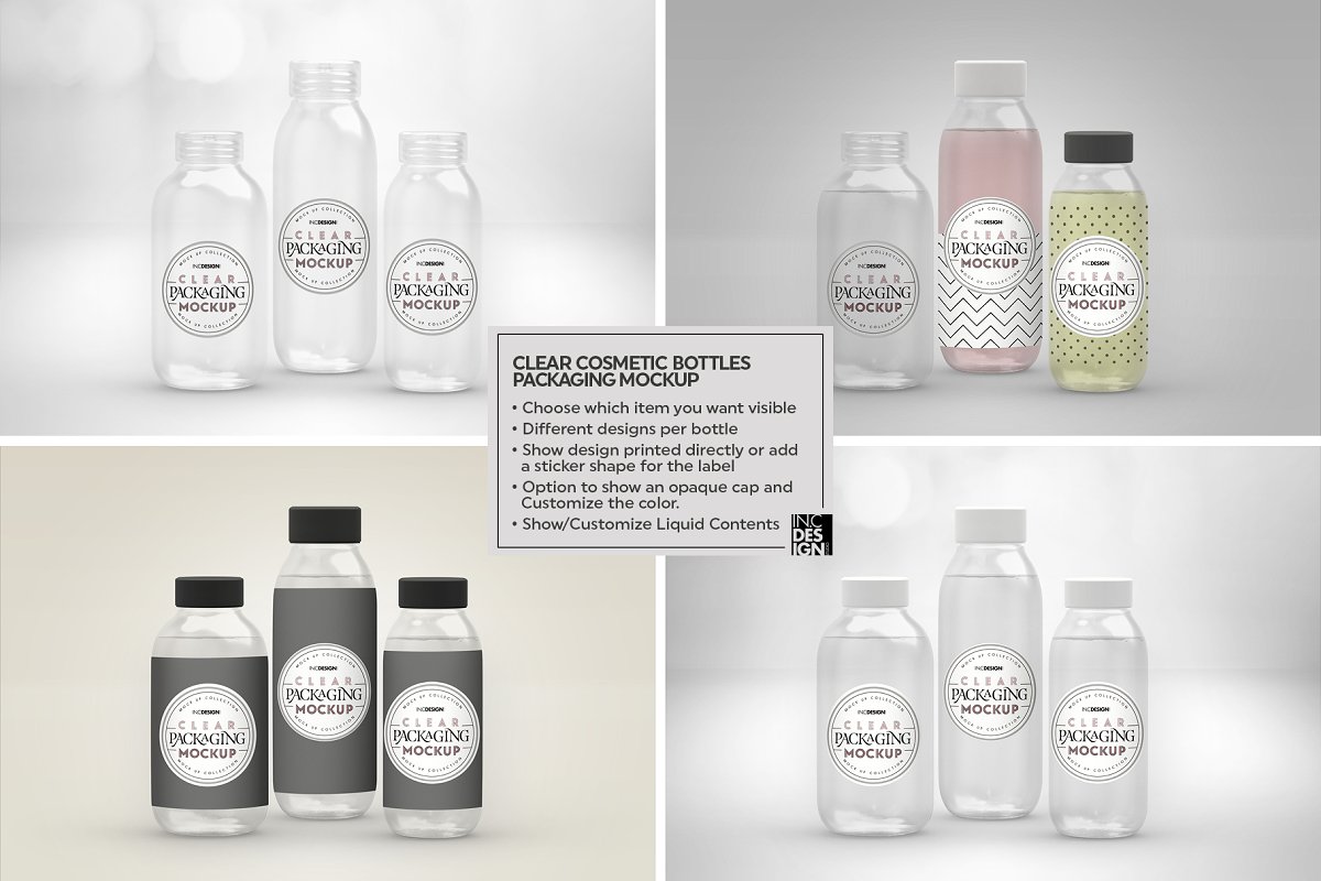 Clear Container Packaging Mockups Mega Bundle 4 clear4 5