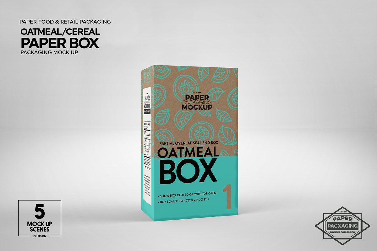 Paper Cereal Box Packaging Mockup 4347678 3 oatmealbox4