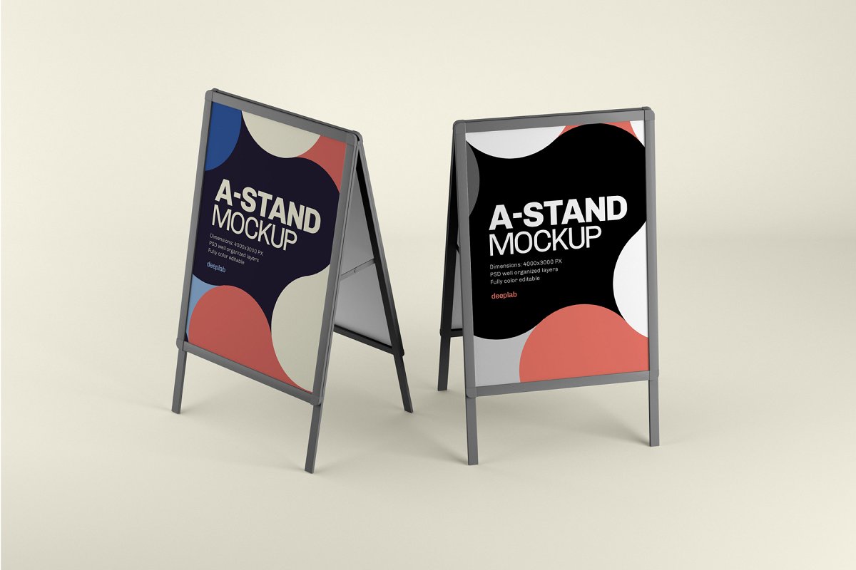 Advertising A-Stand Mockup Set 4430491 5 preview copy