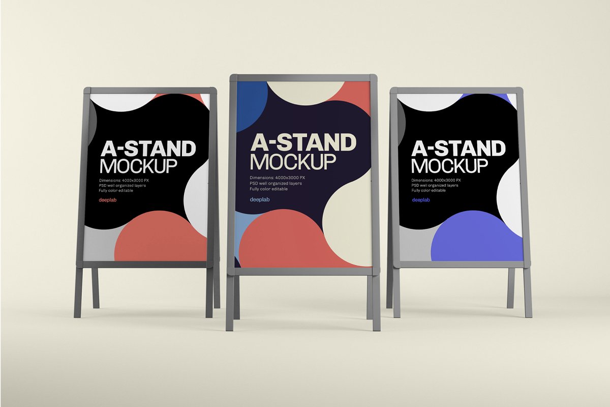 Advertising A-Stand Mockup Set 4430491 4 preview copy 7