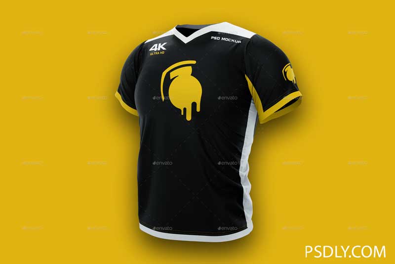 4K Esports Jersey Design Mockup 2 4K Esports Jersey Design Mockup