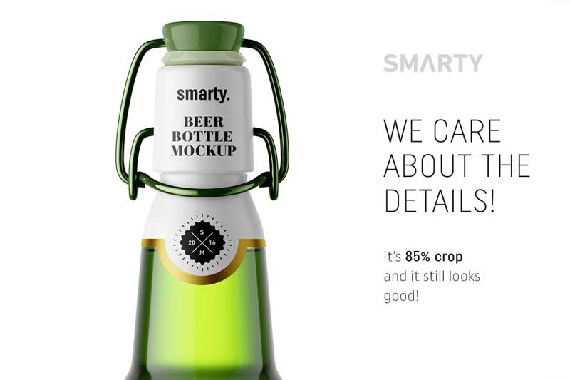 Beer bottle mockup 4 Beer bottle mockup 3