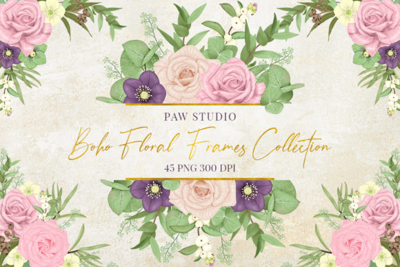 Boho Floral Frames Borders Wreath Clipar 3069225 2 Boho Floral Frames Borders Wreath Clipar Graphics 3069225 1 1 580x387 1