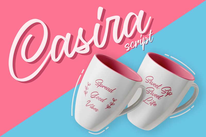 Casira Script Font 2 Casira Script 1