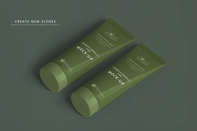 Cosmetic Tube Mockup 3054807 Cosmetic Tube Mockup 3054807