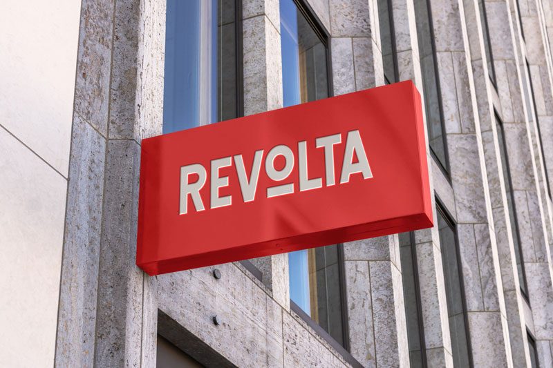 Entrance Logo Wall Mount Sign Mockup 2 Entrance Logo Wall Mount Sign Mockup 1
