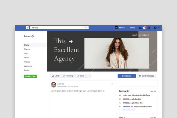 Fashion Facebook Cover Template 3 Fashion Vol2 Facebook Cover Template Graphics 3 580x387 1