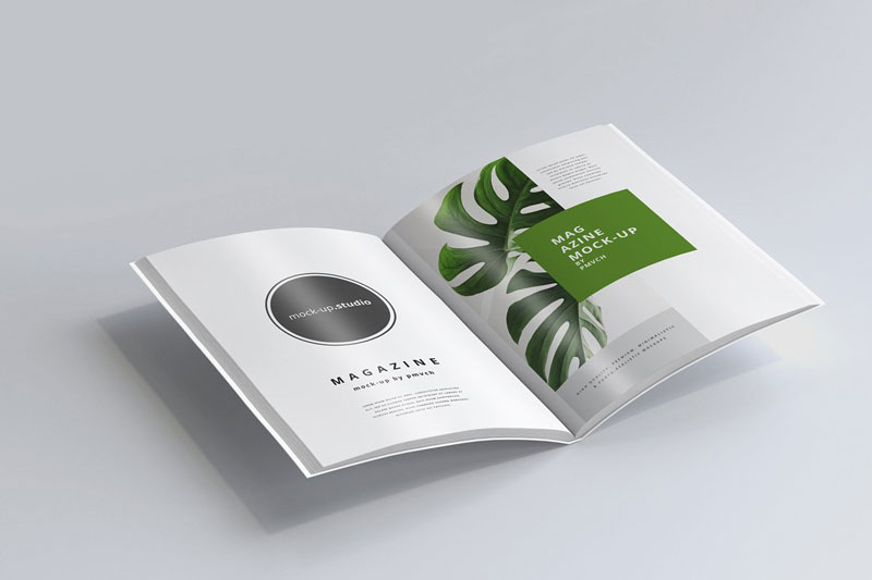 Magazine Cover And Inner Pages Mockups Magazine Cover And Inner Pages Mockups