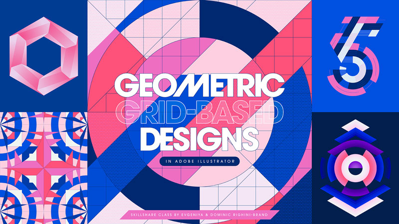 Mastering Illustrator Tools 2526 Techniques for Creating Geometric Grid Based Designs