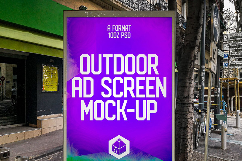 Outdoor Ad Screen MockUps 2 Outdoor Ad Screen MockUps 1