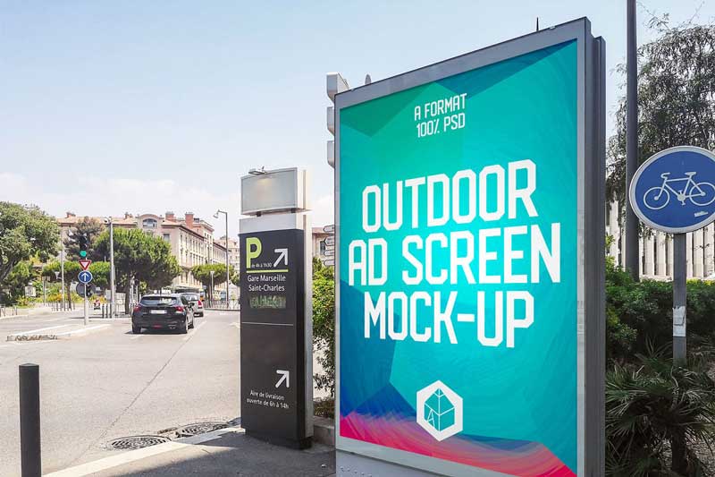 Outdoor Ad Screen MockUps 11 3 Outdoor Ad Screen MockUps 11 2