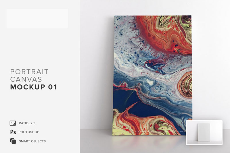 Portrait Canvas Ratio 2x3 Mockup 01 4629863