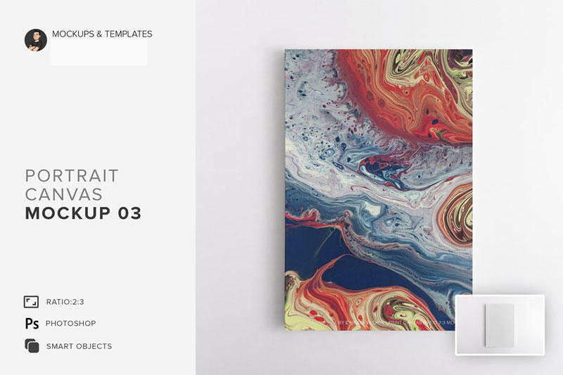 Portrait Canvas Ratio 2x3 Mockup 03 4654751