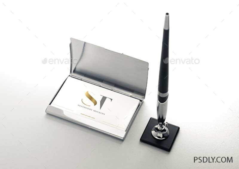 Realistic Business Card Mockup 3 Realistic Business Card Mockup 2