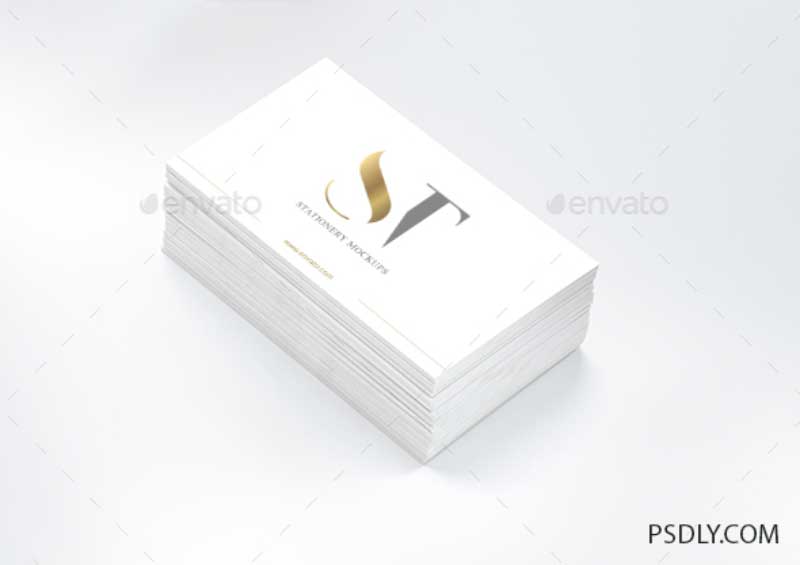 Realistic Business Card Mockup 4 Realistic Business Card Mockup 3