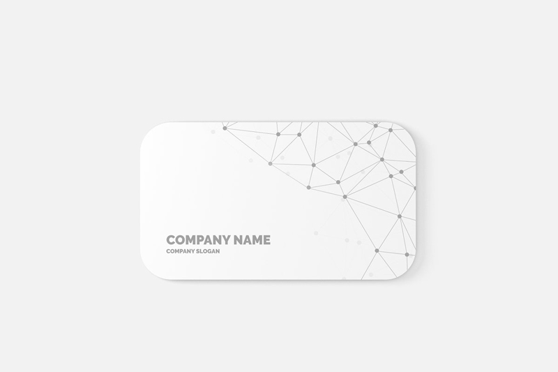 Rounded Corner Business Card Mockup 3 Rounded Corner Business Card Mockup 2
