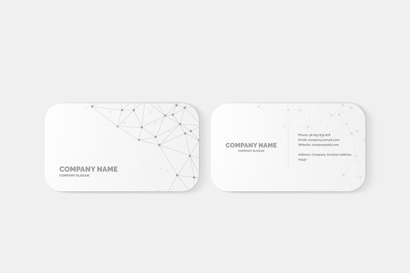 Rounded Corner Business Card Mockup 6 Rounded Corner Business Card Mockup 5