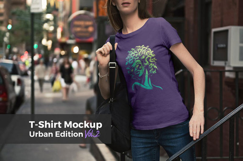 T shirt Mockup Urban Edition 2