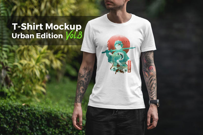 T shirt Mockup Urban Edition 8