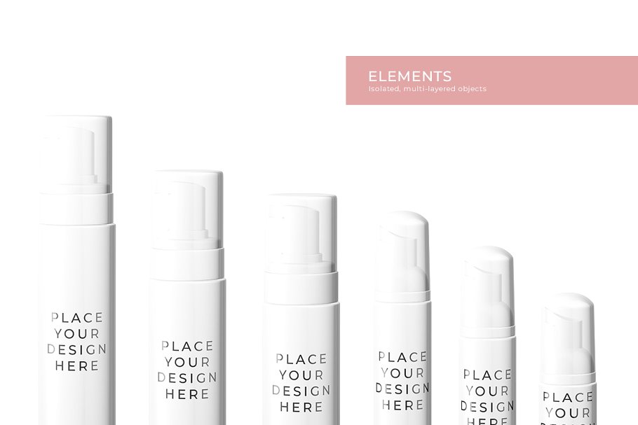 Cosmetic Bottles Mockup Vol 6 2752393 Cosmetic Bottles Mockup Vol 6 2752393