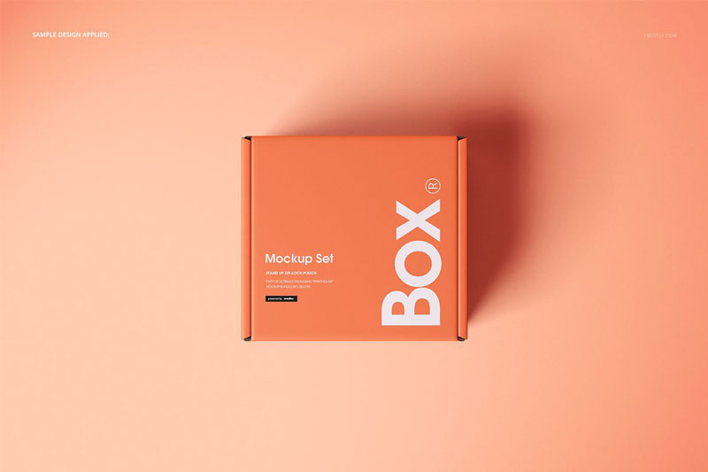 Front Tuck Mailer Box Mockup Set 4351625 Front Tuck Mailer Box Mockup Set 4351625