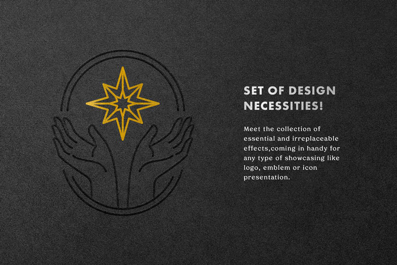 Hot Foil Logo Mockups 2 Hot Foil Logo Mockups 1