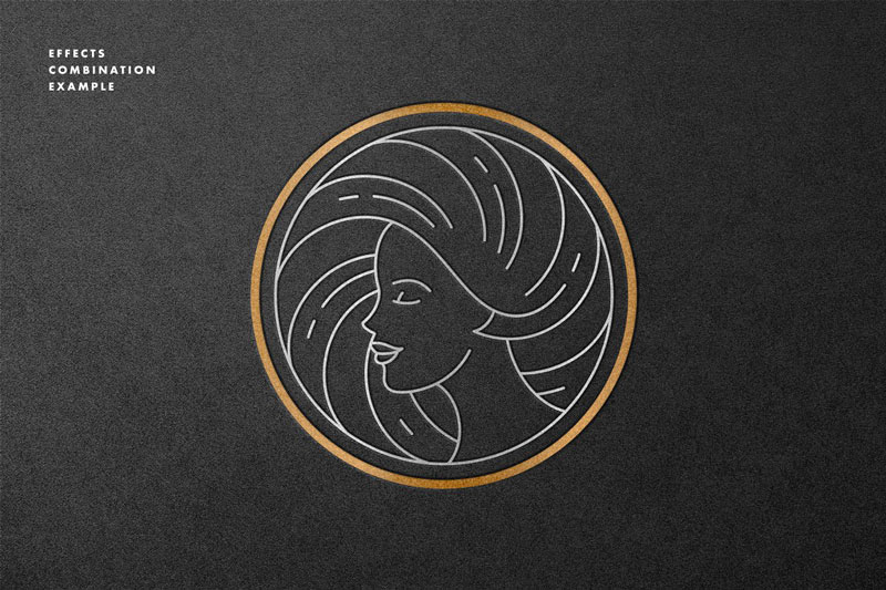 Hot Foil Logo Mockups 4 Hot Foil Logo Mockups 3