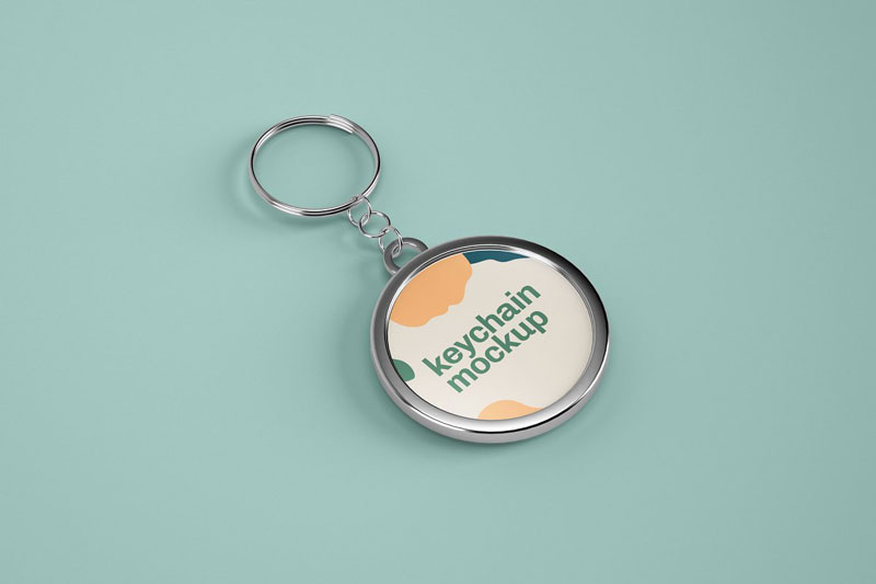 Silver & Card Keychain Mockup Set 4606587 Silver & Card Keychain Mockup Set 4606587
